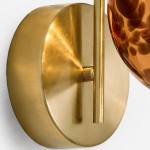 Ondrea Modern Rechargeable Ribbed Glass Globe Sconce