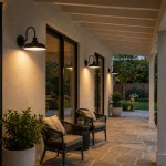 Gwydion Modern Farmhouse Dome Exterior Wall Light