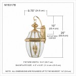 Riannon Country Metal Lantern Sconce