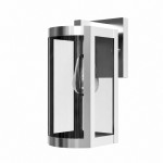 Stainless Steel Waterproof Outdoor Wall Lamp with Glass Shade