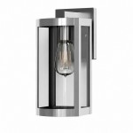 Stainless Steel Waterproof Outdoor Wall Lamp with Glass Shade