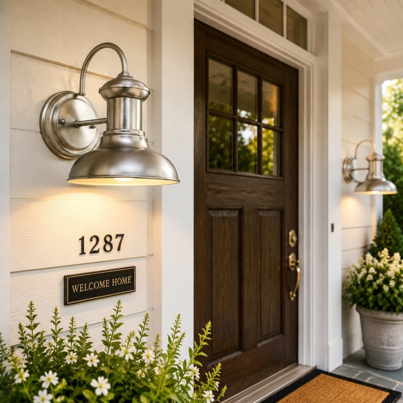 Howells Industrial Modern Copper Metal Outdoor Wall Sconce