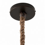 Laura Bohemian Style Bleached Rattan Pendant Light
