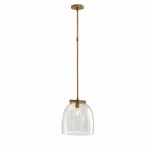 Titus Minimalist Transparent Glass Pendant Light