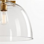 Titus Minimalist Transparent Glass Pendant Light