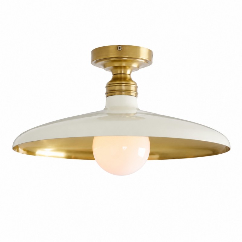Dulcinea Farmhouse Metal Flush Mount Ceiling Light