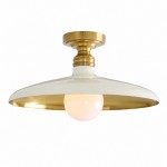Dulcinea Farmhouse Metal Flush Mount Ceiling Light
