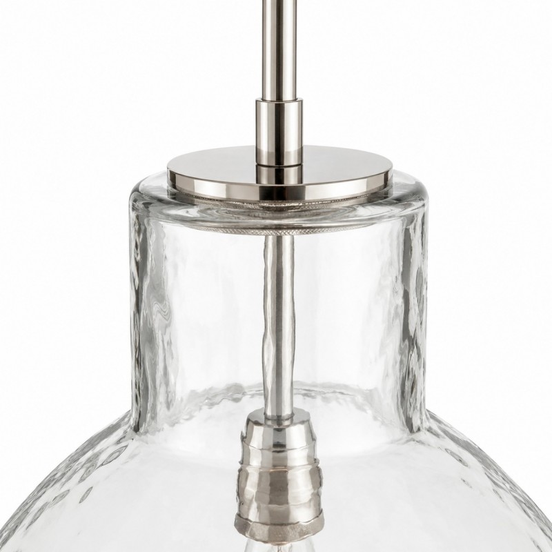 Keen Farmhouse Glass Dome Pendant Light
