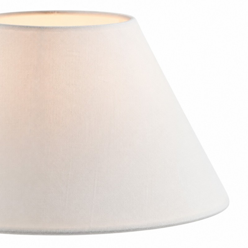 Wren Retro White Fabric Swan Neck Sconce