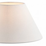 Wren Retro White Fabric Swan Neck Sconce