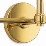 Lennox Luxurious Triple Metal Aged Brass Sconce