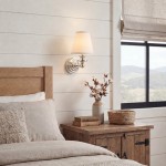 Ashby Vintage Linen Shade Wall Light