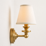 Ashby Vintage Linen Shade Wall Light