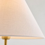 Ashby Vintage Linen Shade Wall Light