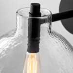 Keen Farmhouse Cooper Recycled Glass Dome Sconce