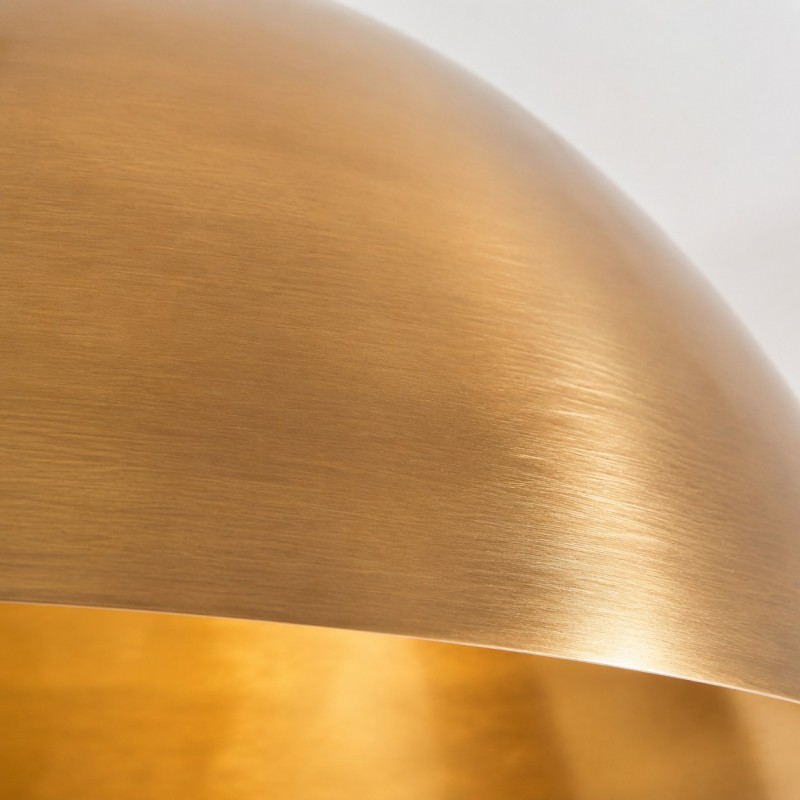 Deryn Farmhouse Brass Dome Pendant Light