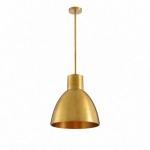 Kaelin Rustic Metal Dome Pendant Light