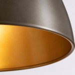 Kaelin Rustic Metal Dome Pendant Light