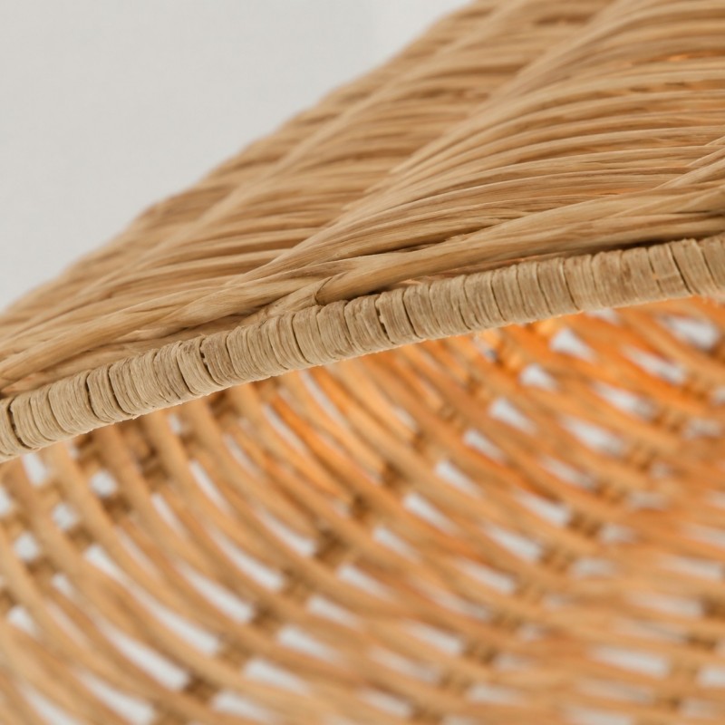 Blisaa Farmhouse Conical Rattan Ceiling Light