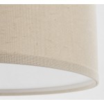 Beckham Minimalist Linen Drum Flush Mount Ceiling Light