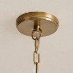 Molly French Vintage 4-Light Scalloped Lantern Chandelier