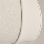 Vivienne Modern Scalloped Bubble Linen Pendant Light