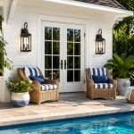 Phelon Large Black Metal Lantern Outdoor Wall Sconce