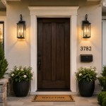 Phelon Large Black Metal Lantern Outdoor Wall Sconce