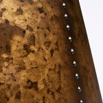 Sharon Industrial Textured Curve Brass Wall Light