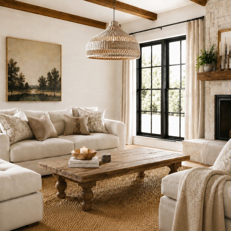 Wisteria Handmade Woven Rattan Pendant Light