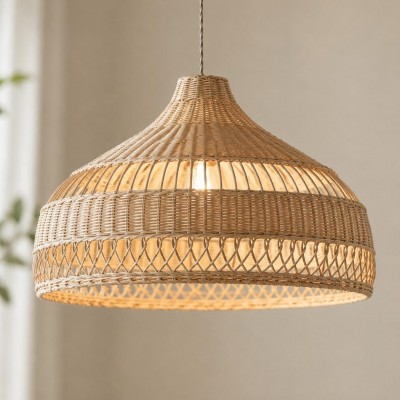 Wisteria Handmade Woven Rattan Pendant Light