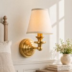 Ferm Minimalist Industrial Tapered Sconce