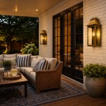 Montague Vintage Brass Outdoor Waterproof Wall Mounted Lantern Sconce