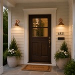 Kemp Industrial Black Brass Metal Indoor/Outdoor Wall Light
