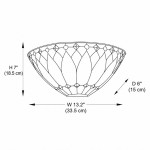 Cygnus Tiffany Stained Glass Wall Light