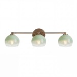 Conrad Vintage 3 Light Bellflower Glass Wall Sconce