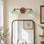 Conrad Vintage 3 Light Bellflower Glass Wall Sconce