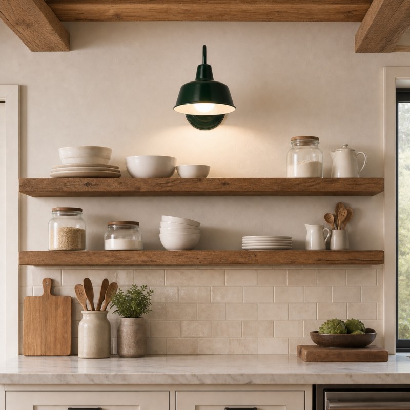 Anders Industrial Metal Dome Wall Sconce