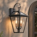 Poulsen Rustic Wood Amber Round Glass Wall Light