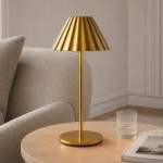 Iverna Mini Boho Hand-Painted Ceramic End Table Lamp