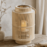Eadweard Modern Cone White Linen Floor Lamp