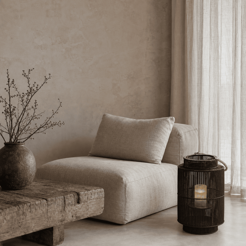 Bhavna Mirabel Japanese Indoor Outdoor Bamboo Floor Lanterns