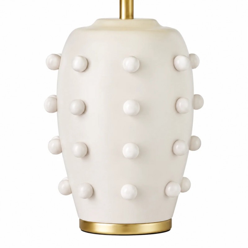 Pebble Modern Classic Linden Textured Ball Ceramic Table Light