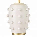 Pebble Modern Classic Linden Textured Ball Ceramic Table Light