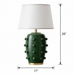 Pebble Modern Classic Linden Textured Ball Ceramic Table Light