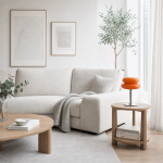 Josie Cream Glass Bauhaus Style Table Lamp