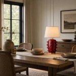Adrian Modern Farmhouse Ceramic Linden Table Light