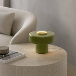 Aetheris Modern Colorful Glass Mushroom Table Lamp