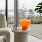 Aetheris Modern Colorful Glass Mushroom Table Lamp