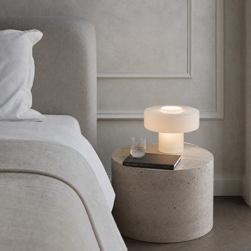 Aetheris Modern Colorful Glass Mushroom Table Lamp